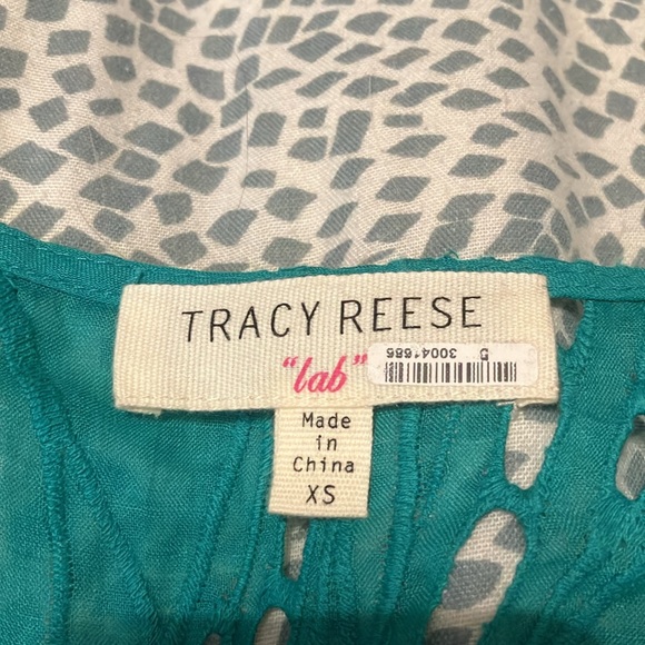EUC Teal Tracy Reese Crop Top Set - Picture 3 of 6